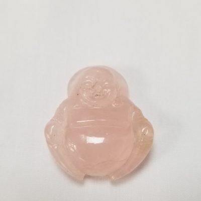 Rose Quartz Buddha Pendant