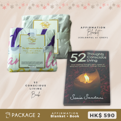 Package 2: Affirmation Blanket + Book